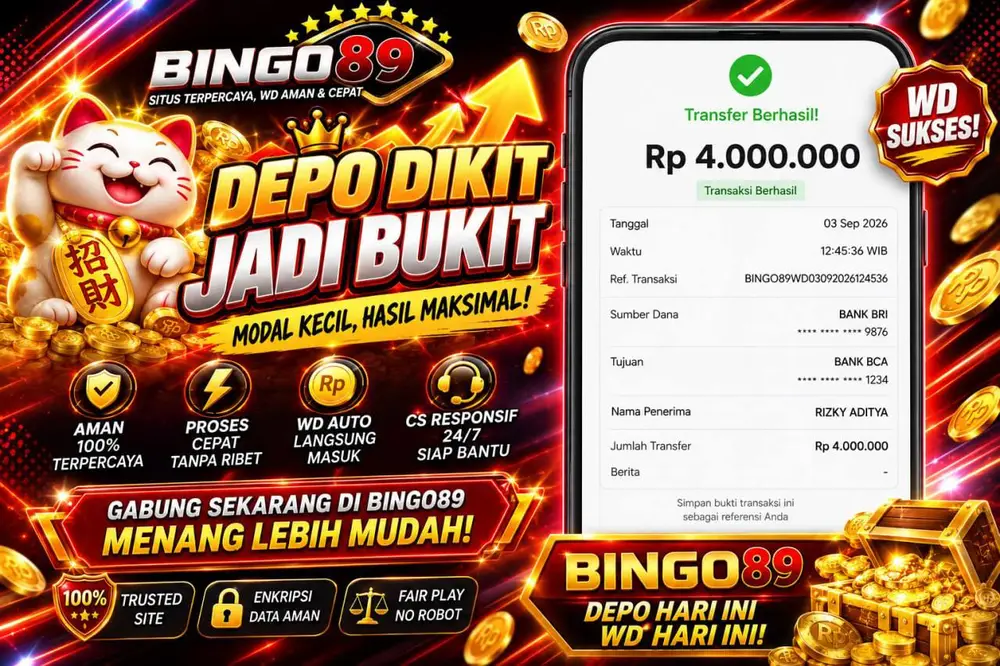 Iklan BINGO89 — Depo Dikit Jadi Bukit
